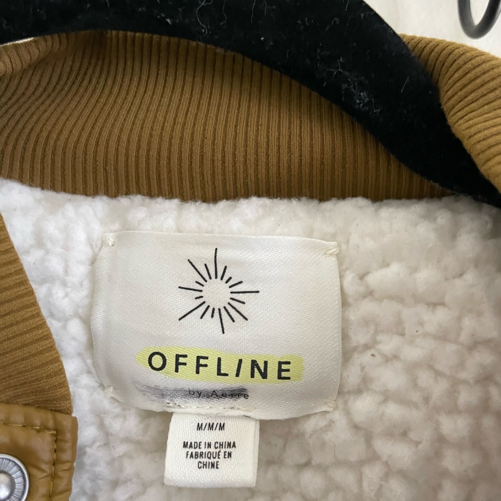 Aerie light brown bomber jacket - Picture 11 of 11